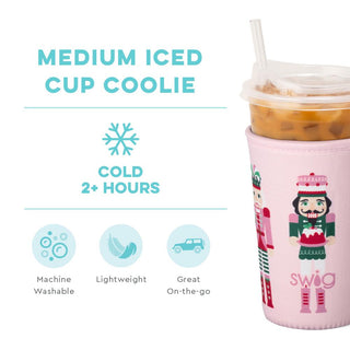Iced Cup Coolie 22oz- Sugar Plum Soldiers
