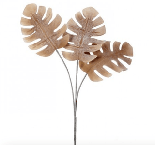 Foam Monstera Spray Beige 38"