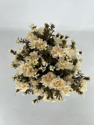 Mum Bush Cream 15.5"