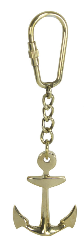 Anchor Key Chain - Brass 5"