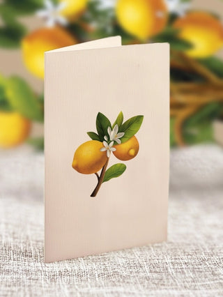 Mini Lemon Tree Pop-Up Greeting Card