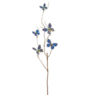 Butterfly Spray Blue 37"