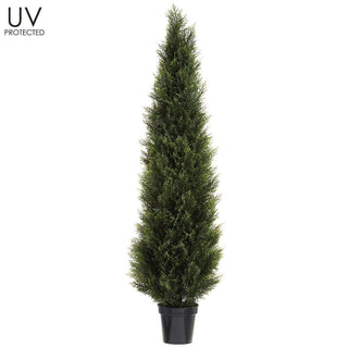 UV Cedar Topiary In Pot Green 72"