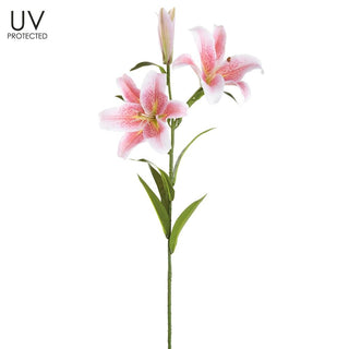 UV Tiger Lily Spray 34" Pink