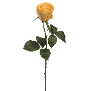 Rose Bud Spray Yellow-Gold 22"
