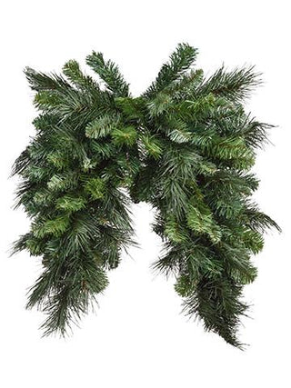 Evergreen Mailbox Swag Green 36"