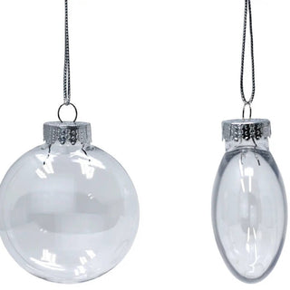 Good Witch & Bad Witch Glitter Ornament (2 Asst) 3" 