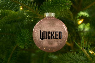 Good Witch & Bad Witch Glitter Ornament (2 Asst) 3" 