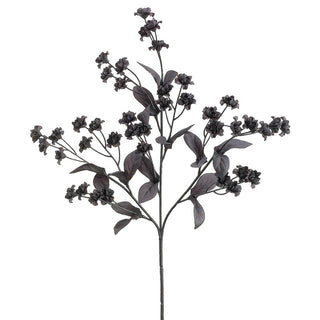 Double Baby's Breath Spray Black 19"