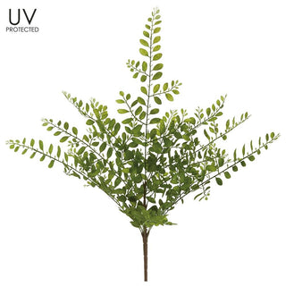 UV Black Locust Leaf Bush Green 21"