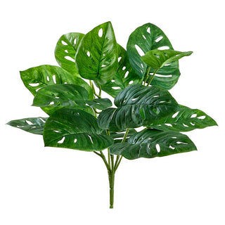 Split Philodendron Leaf Bush 15"