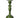 Metal Enamel Candelstick Green 9" - Evergreen Home and Floral