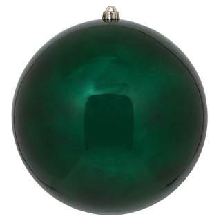 UV Midnight Green Shiny Ball Ornament 6" (Bag of 4)
