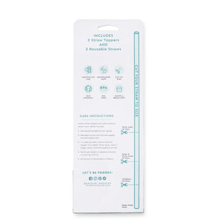 Book Club Straw Topper Set